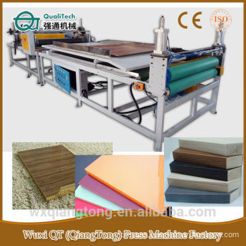 Decorative papePVC / Acrylic / HPL Hot Glue Laminating Line